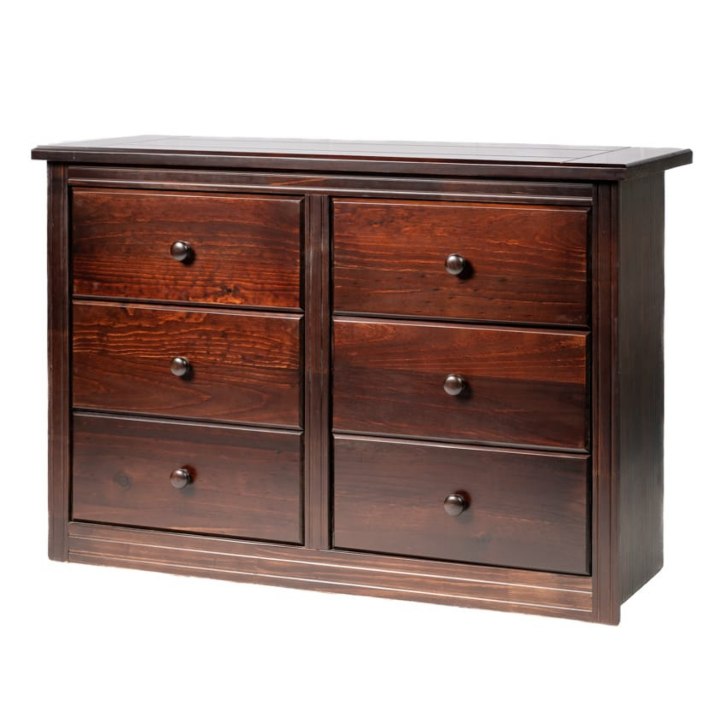 COMODA BERLIN CHOCOLATE 6 CAJONES