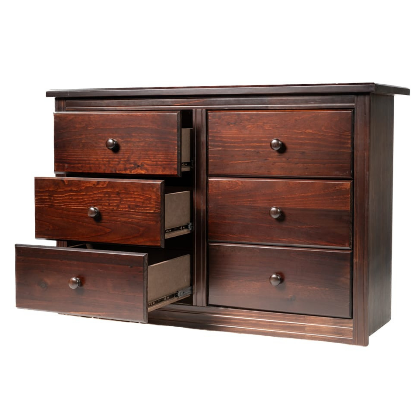 COMODA BERLIN CHOCOLATE 6 CAJONES