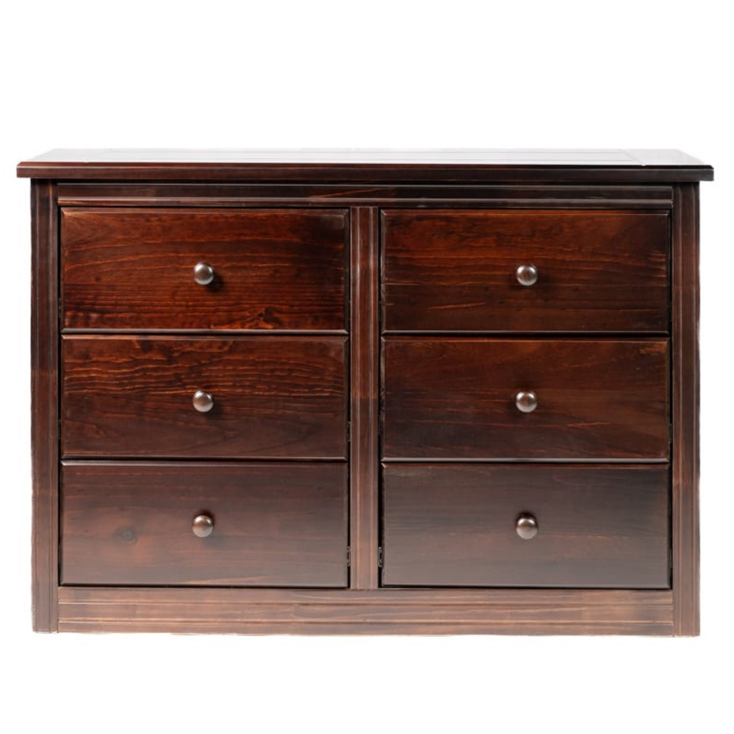 COMODA BERLIN CHOCOLATE 6 CAJONES