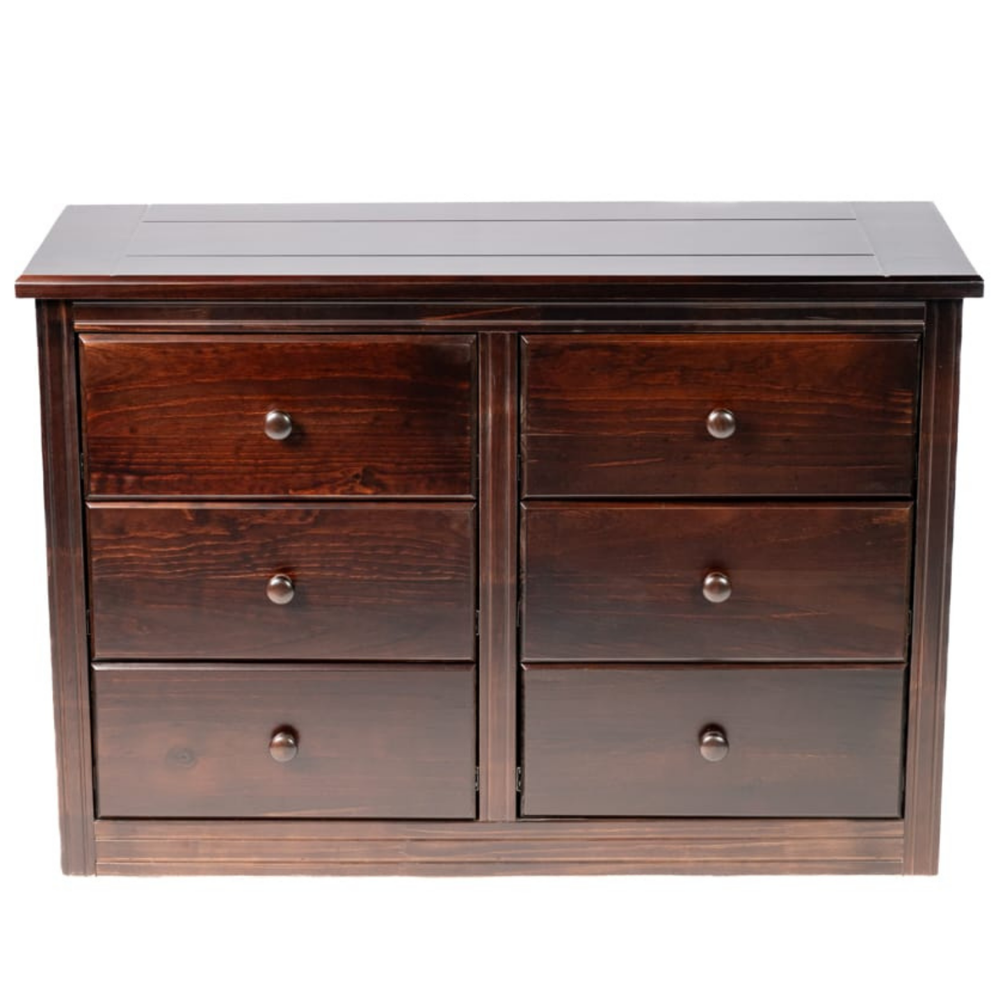 COMODA BERLIN CHOCOLATE 6 CAJONES