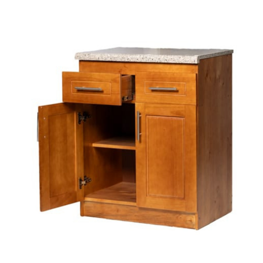 Mueble de Cocina Berlin Madera Nogal Base 2 Puertas