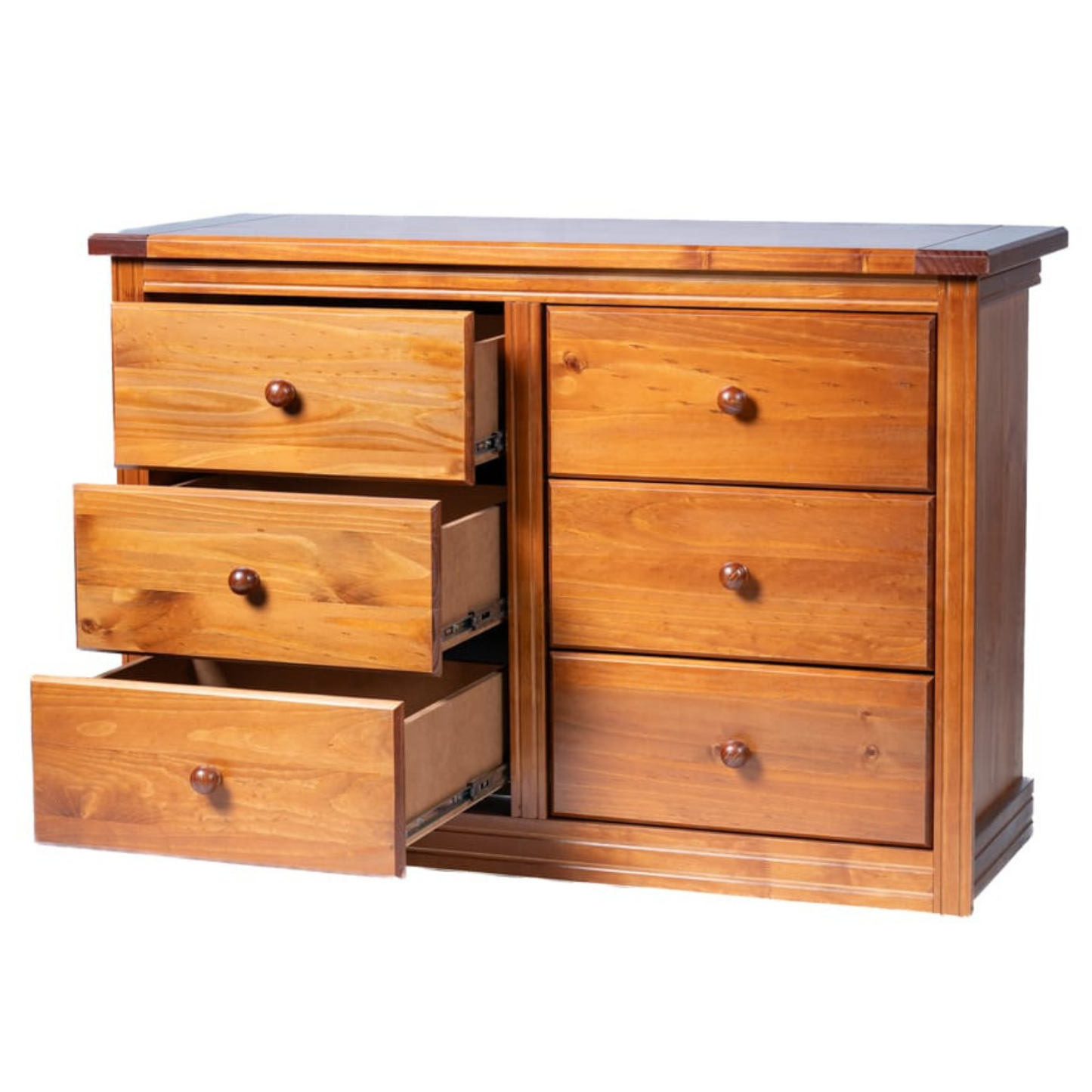 COMODA BERLIN NOGAL 6 CAJONES