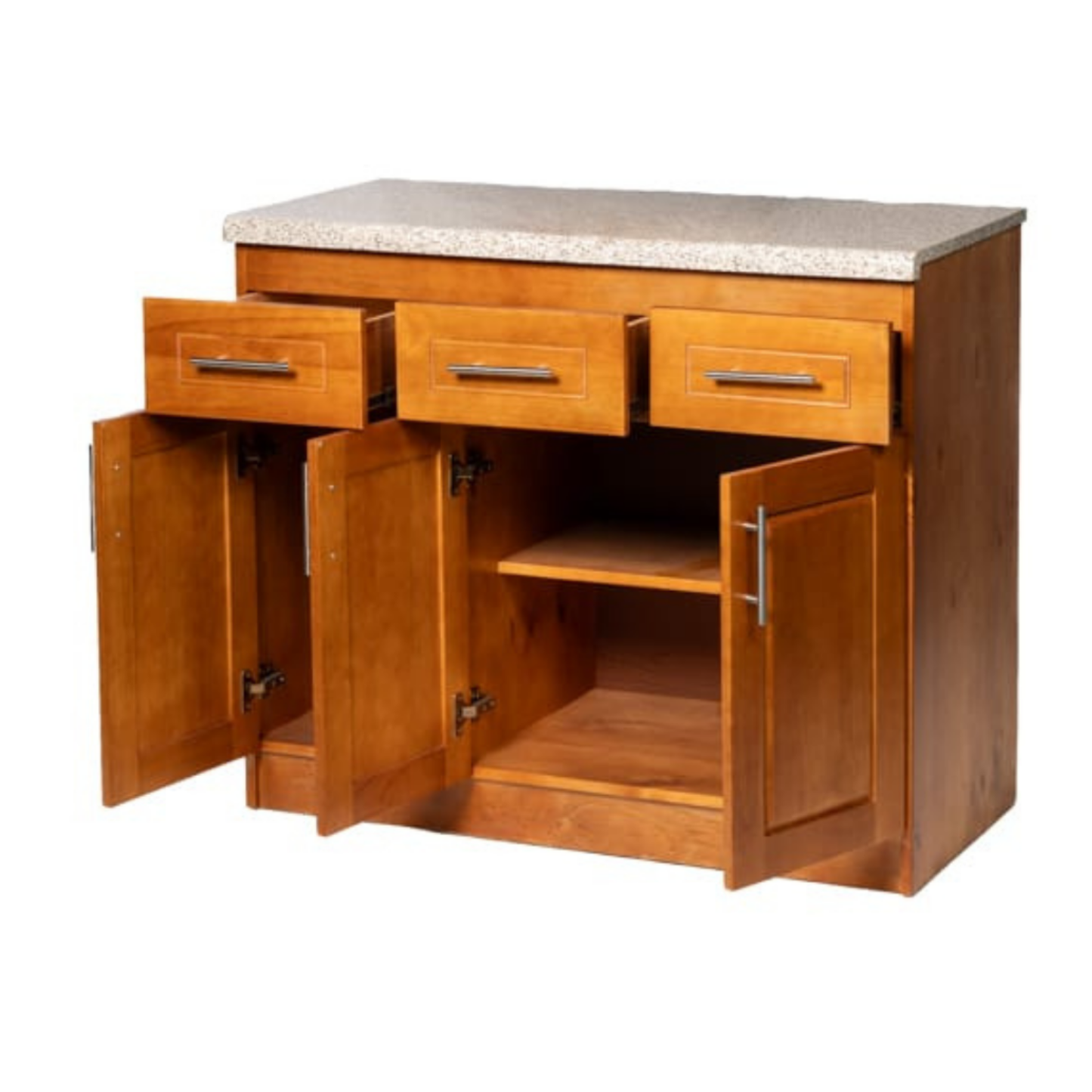 Mueble de Cocina Berlin Madera Nogal Base 3 Puertas