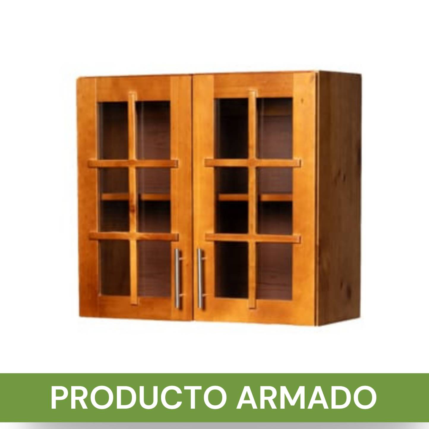 Mueble de Cocina Set Elevacion y base Berin Madera Nogal 2 Puertas