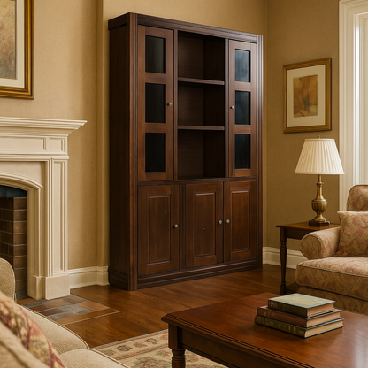 VITRINA BERLIN 3 CUERPOS CHOCOLATE