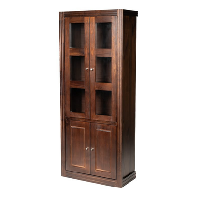 VITRINA BERLIN 2 CUERPOS CHOCOLATE