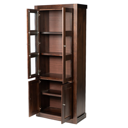 VITRINA BERLIN 2 CUERPOS CHOCOLATE