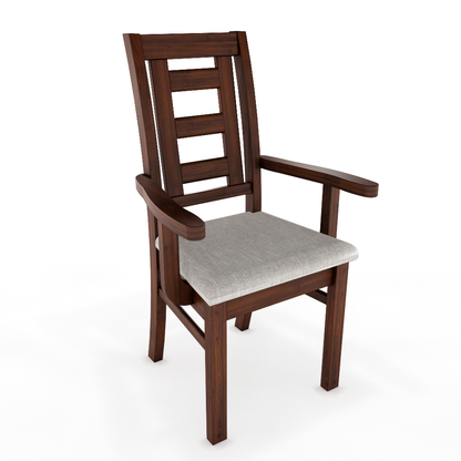 JUEGO DE COMEDOR PORCELANATO SEVILLA 8 PERSONAS NOGAL MADERA INCLUYE 2 SITIALES